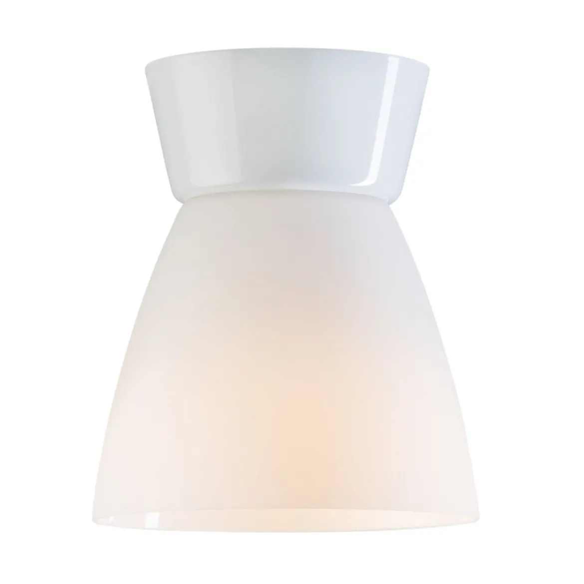 Belid Bizzo Deckenleuchte weiß Glas opal E27