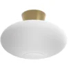 Belid Bullo XL Deckenleuchte messing opal 38cm E27