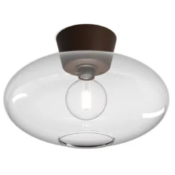 Belid Bullo XL Deckenleuchte kupferfarben klar 38cm E27