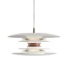 Belid Diablo Pendelleuchte 500mm weiss rosé silber