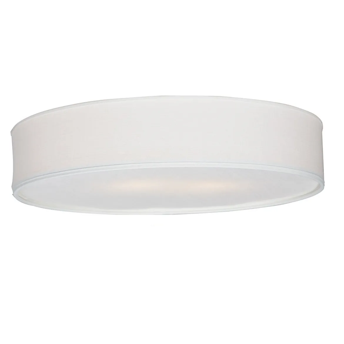 BELID Leuchten No. 2152252 Deckenleuchte Soft 3-flammig Leinen Weiss 50cm E27