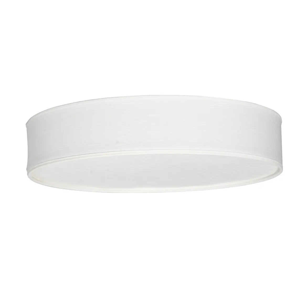 BELID Leuchten No. 2151252 Deckenleuchte Soft 2-flammig Leinen Weiss 44cm E27