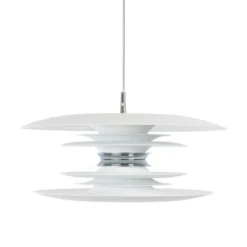 BELID Leuchten No. 116636 E27 Pendelleuchte Diablo weiß matt 50 cm