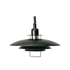 BELID Leuchten No. 121416 E27 Pendelleuchte Primus II chrom, schwarz 43 cm