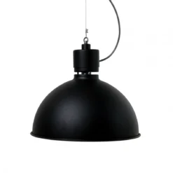 BELID Leuchten No. 100586 E27 Pendelleuchte Magnum schwarz struktur 38 cm