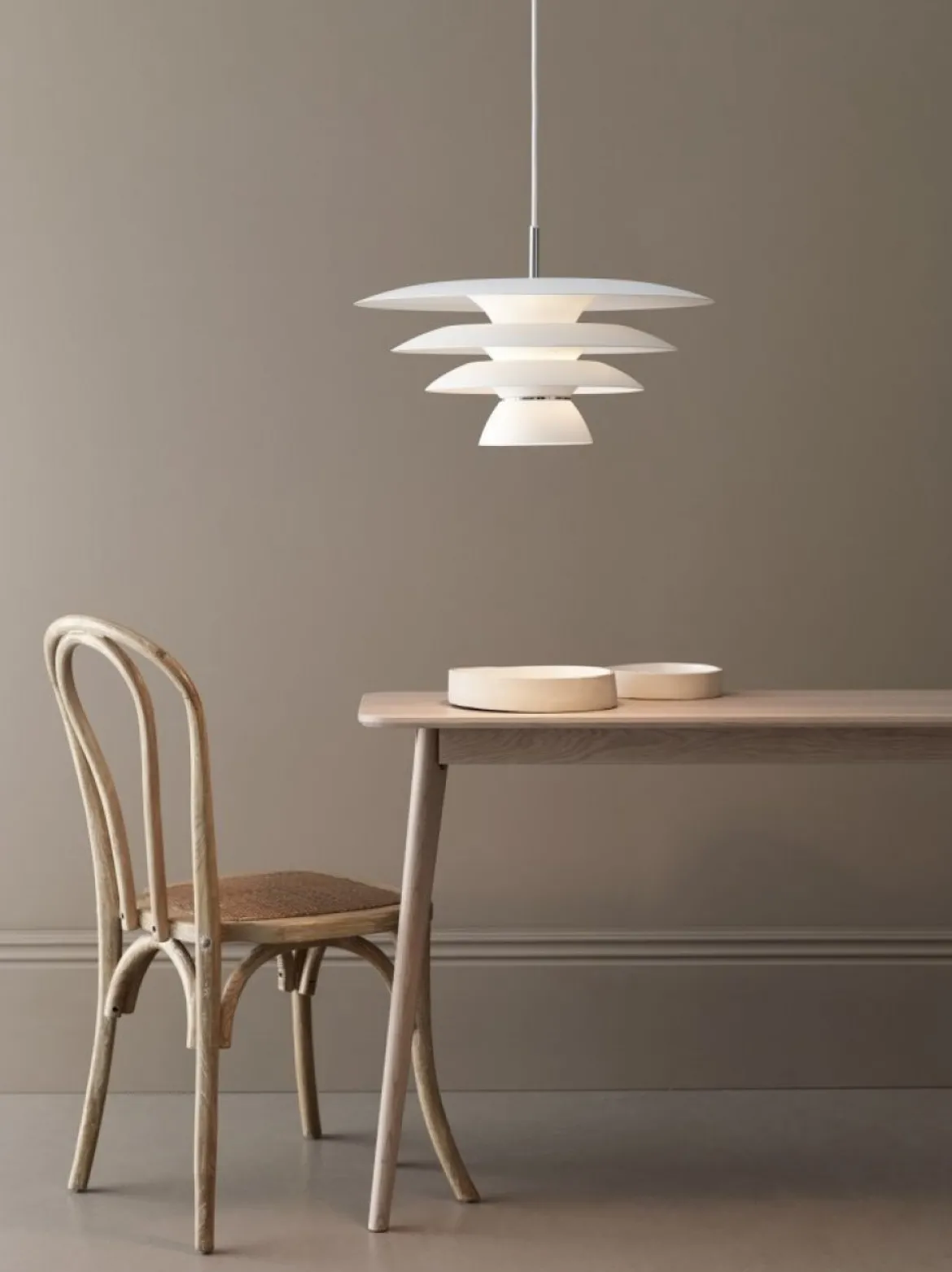 BELID Leuchten No. 104036 E27 Pendelleuchte DaVinci weiß matt 50cm