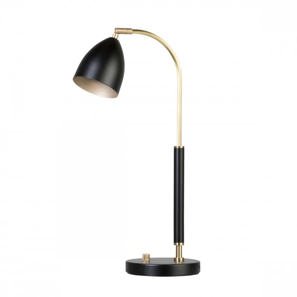 BELID Leuchten No. 407693 LED Tischleuchte Deluxe schwarz messing 50,7 cm