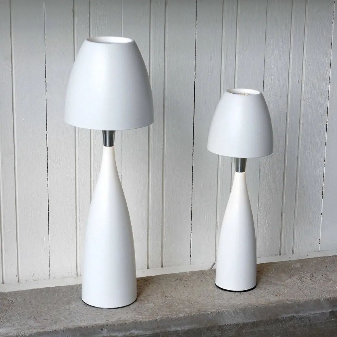 BELID Leuchten No. 410536 LED Tischleuchte Anemon weiß matt 49,7 cm