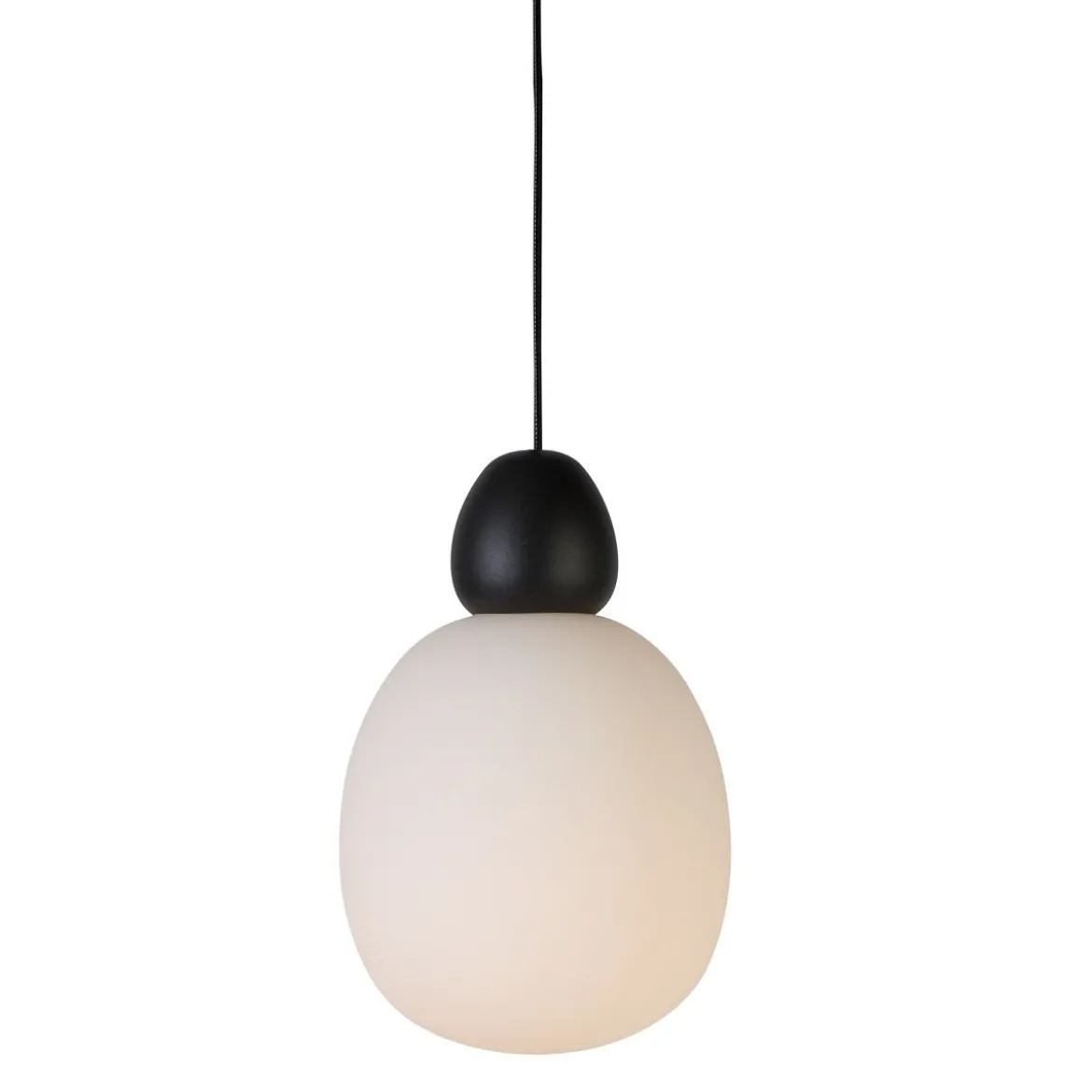 BELID Leuchten No. 142186389 Pendelleuchte Buddy Schwarz Opal E14