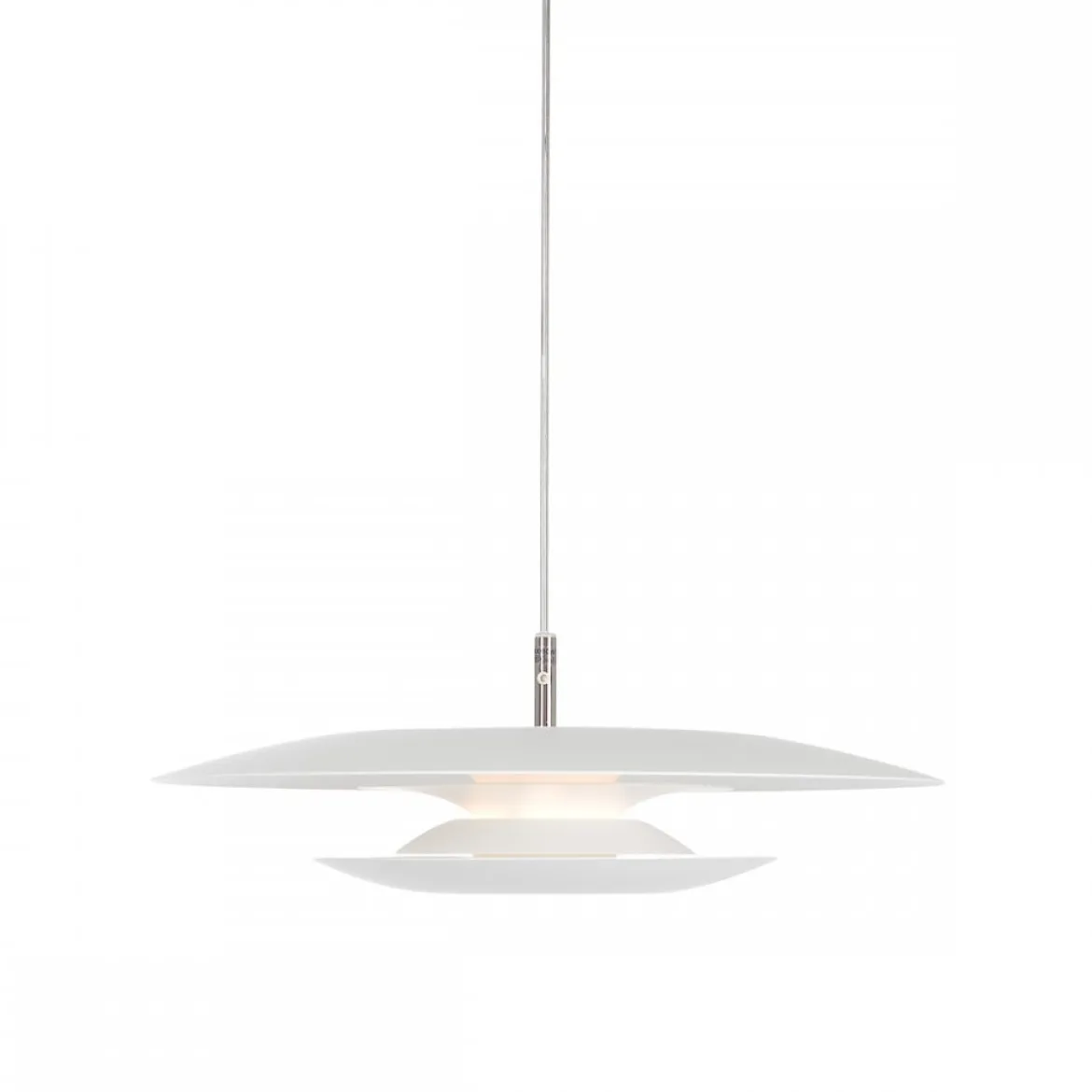BELID Leuchten No. 107836 Pendelleuchte Eclipse weiß matt 43cm