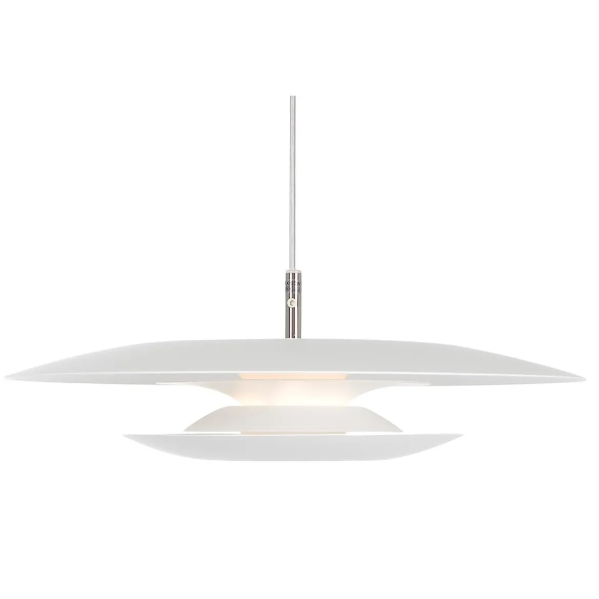 BELID Leuchten No. 107836 Pendelleuchte Eclipse weiß matt 43cm