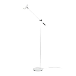 BELID Leuchten No. 375336 Stehleuchte Cato Weiss GU4 134cm dimmbar