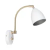 BELID Leuchten No. 507691 Wandleuchte Deluxe LED Weiss Messing GU5.3