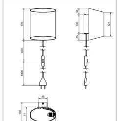 BELID Leuchten No. 583723524 Wandleuchte Sinne Sand Messing G9