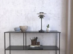 BELID Leuchten 4295007 Tischleuchte Picasso Schwarz G4 35cm
