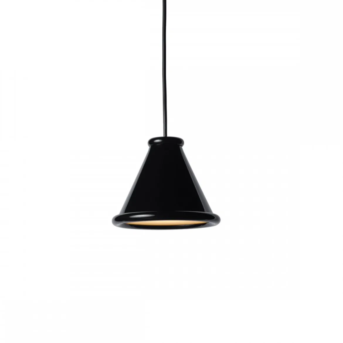 Belid Pendelleuchte Belle 15cm schwarz glänzend 2700K