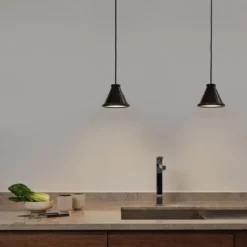 Belid Pendelleuchte Belle 15cm schwarz glänzend 2700K