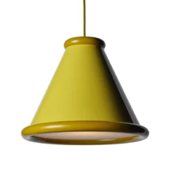 Belid Pendelleuchte Belle 36cm Zinkgelb Honiggelb 2700K
