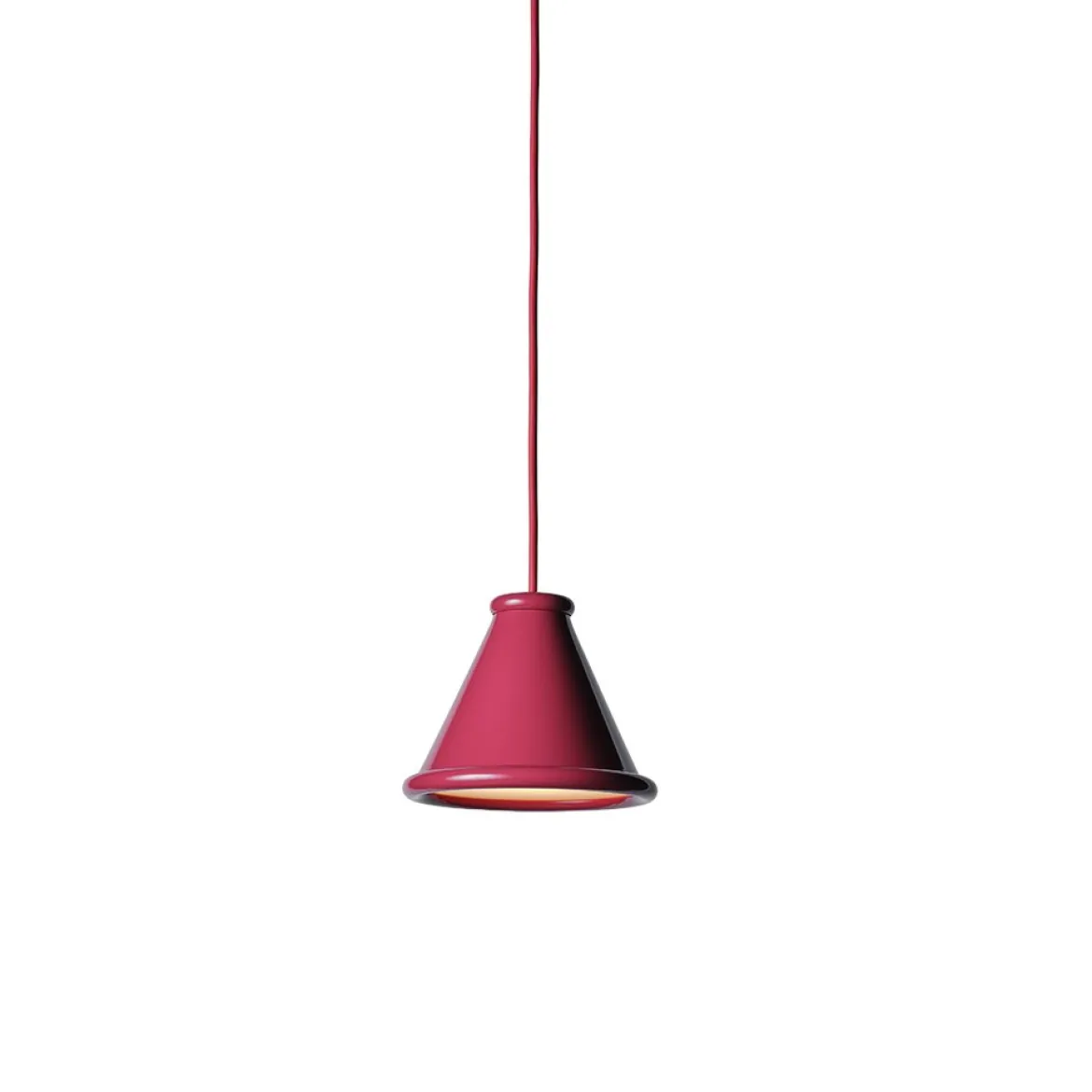 Belid Pendelleuchte Belle 15cm Rot Violett 2700K