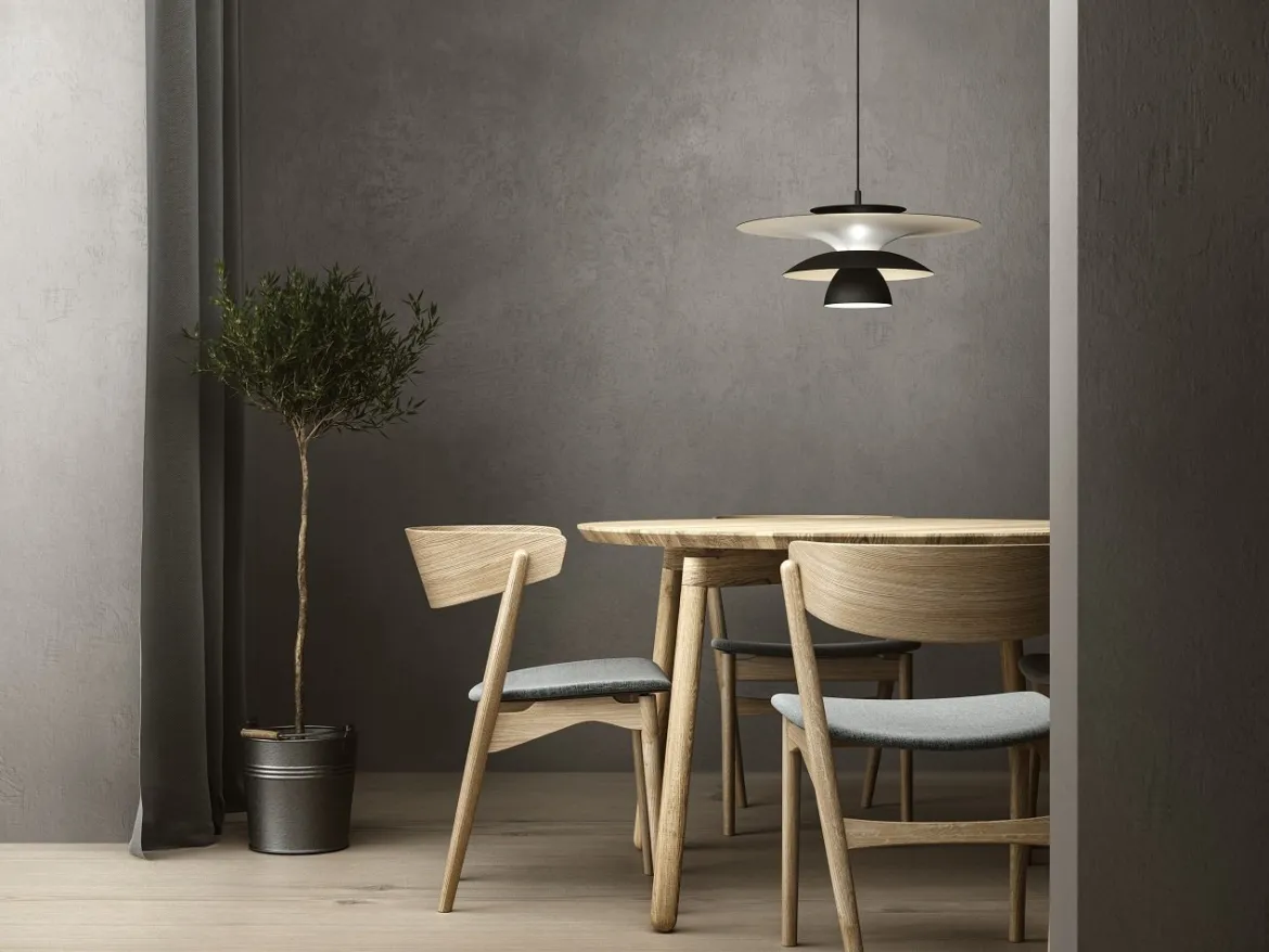 Belid Picasso Pendelleuchte 50cm schwarz matt G9