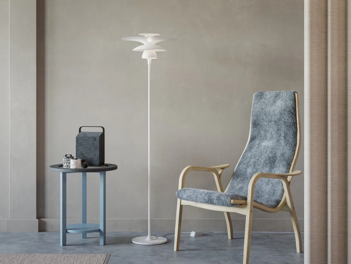 Belid Picasso Stehleuchte 38cm weiss matt G9