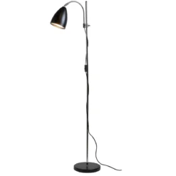 Belid Sway Stehleuchte schwarz chrom E27
