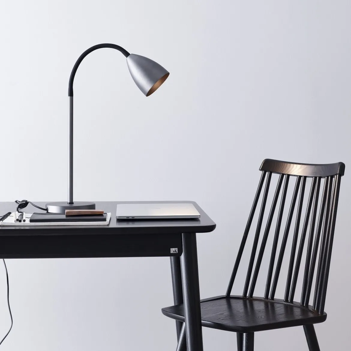 Belid Trotsig Tischleuchte oxid grau GU10 53cm