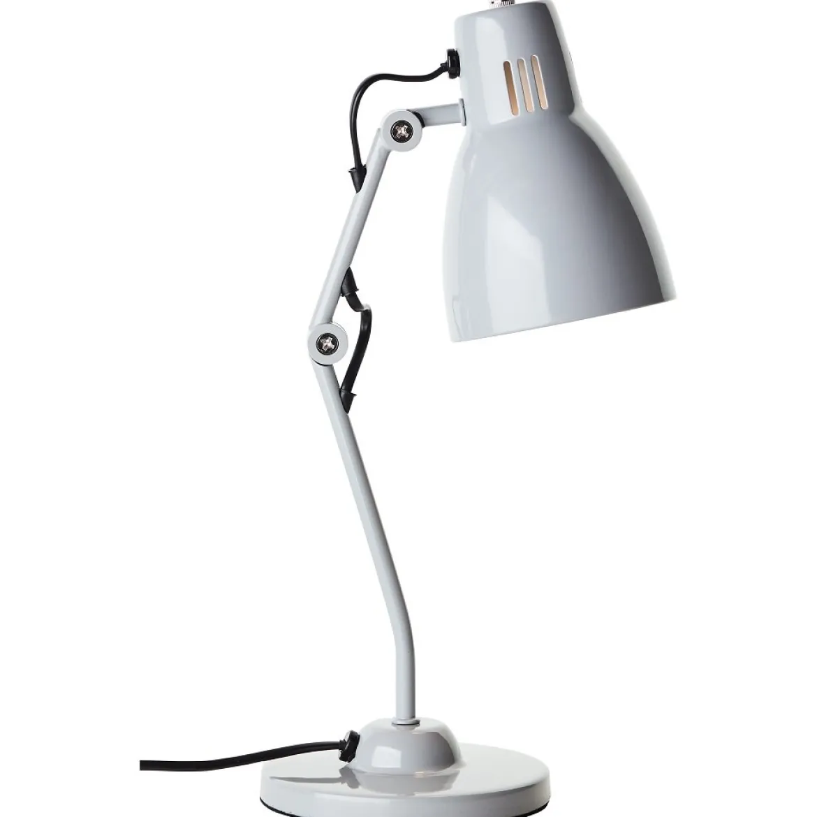 Brilliant AG Leuchten 94591-22 Bailie Tischleuchte 38cm grau Metall
