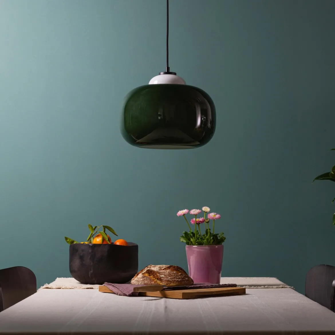 Brilliant AG Leuchten 99860-04 Blop Pendelleuchte 30cm Glas Grün