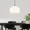 Brilliant AG Leuchten 99860-05 Blop Pendelleuchte 30cm Glas weiß