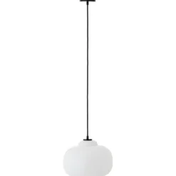 Brilliant AG Leuchten 99860-05 Blop Pendelleuchte 30cm Glas weiß