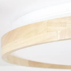 Brilliant AG Leuchten G99787-75 Alson LED Deckenleuchte 48cm holz hell weiß