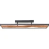 Brilliant AG Leuchten G80114-76 Chaumont LED Deckenleuchte 100x30cm schwarz holz