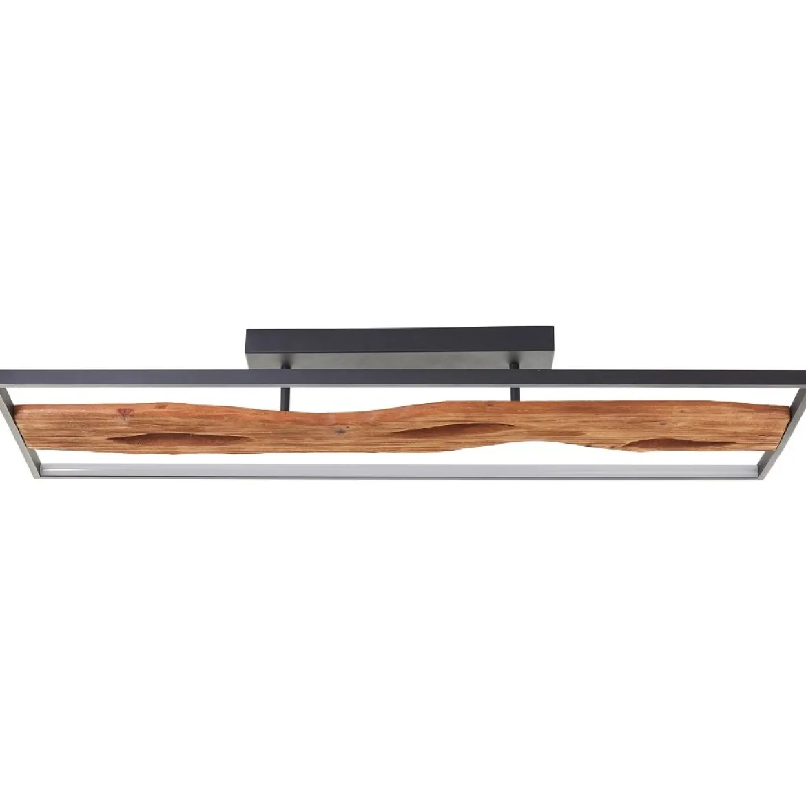 Brilliant AG Leuchten G80114-76 Chaumont LED Deckenleuchte 100x30cm schwarz holz