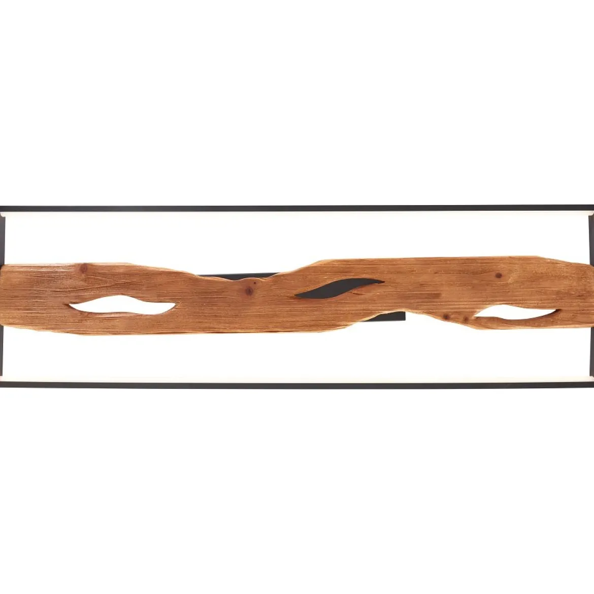 Brilliant AG Leuchten G80114-76 Chaumont LED Deckenleuchte 100x30cm schwarz holz