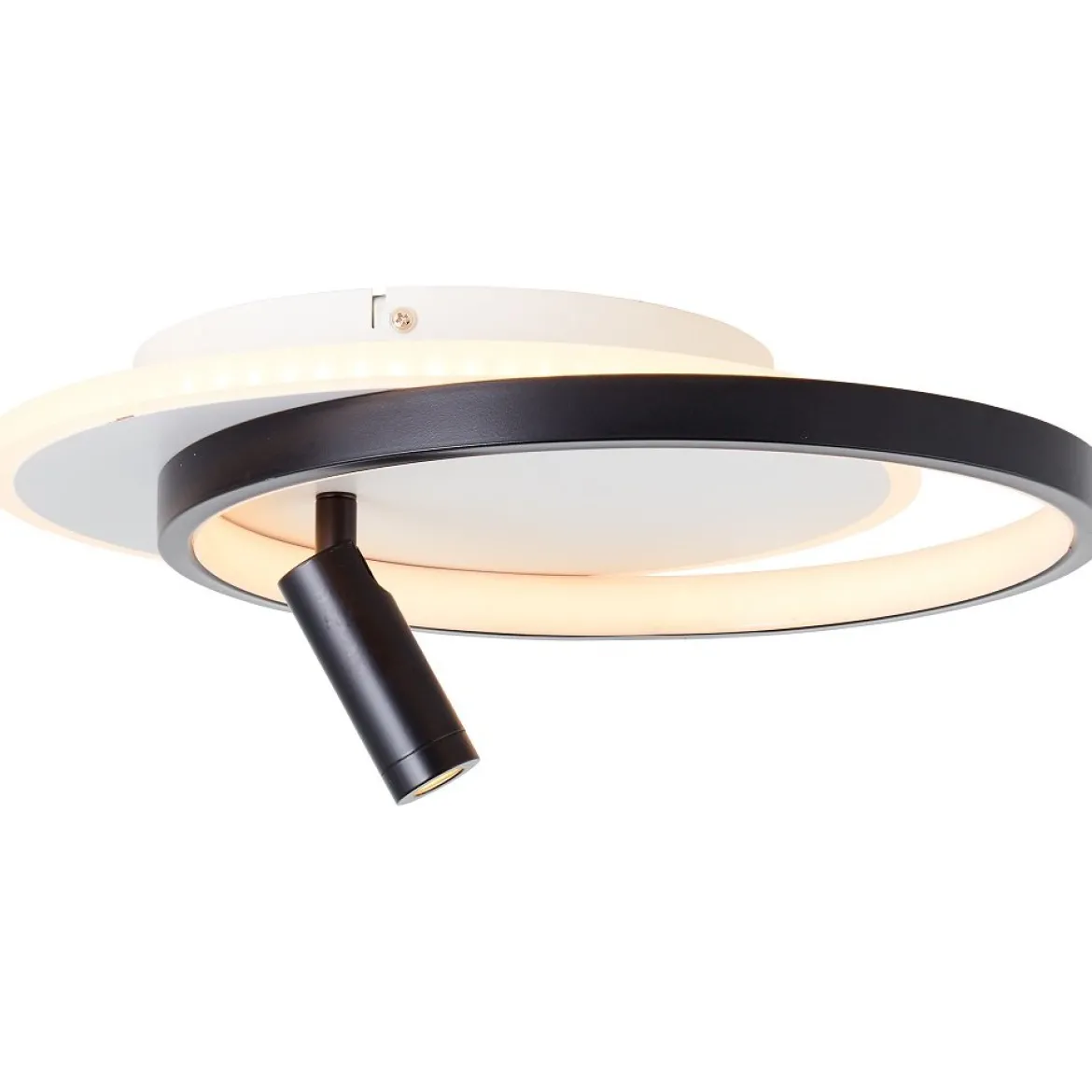 Brilliant AG Leuchten G99752-76 Eunomia LED Deckenleuchte 35x30cm schwarz weiß 3000K
