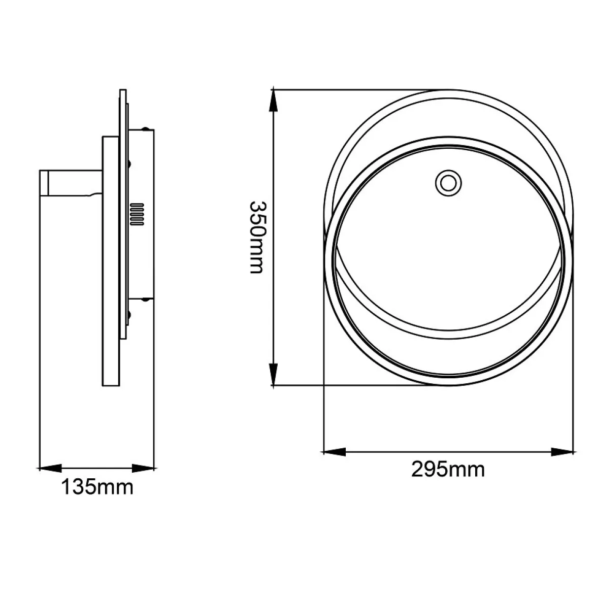 Brilliant AG Leuchten G99752-76 Eunomia LED Deckenleuchte 35x30cm schwarz weiß 3000K