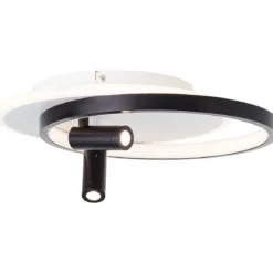 Brilliant AG Leuchten G99753-76 Eunomia LED Deckenleuchte schwarz weiß dimmbar