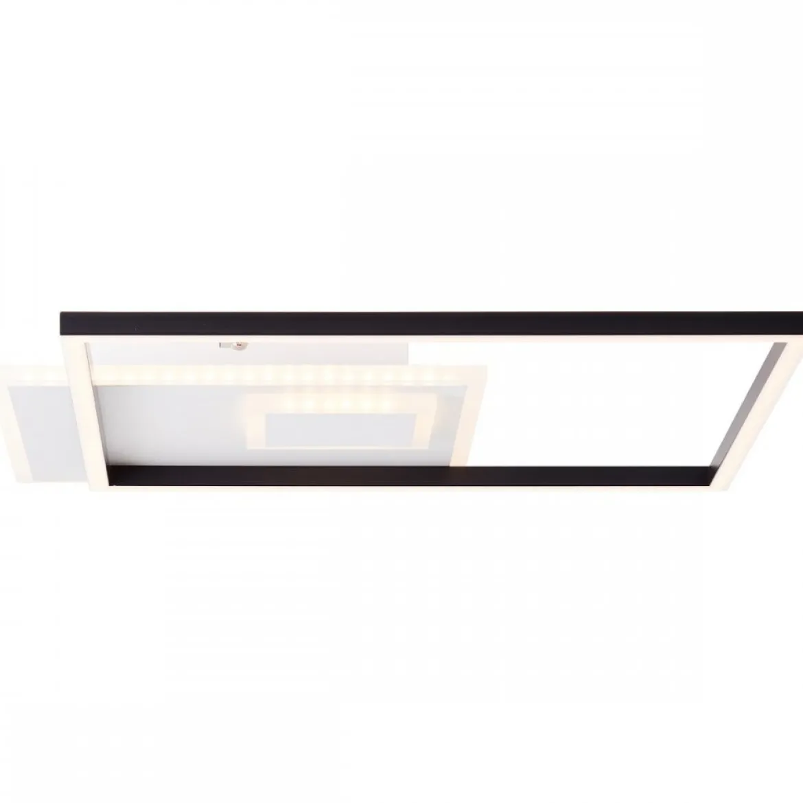 Brilliant AG Leuchten G99785-76 Iorgo Deckenleuchte 44x44cm schwarz weiß