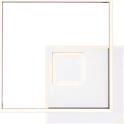 Brilliant AG Leuchten G99785-76 Iorgo Deckenleuchte 44x44cm schwarz weiß