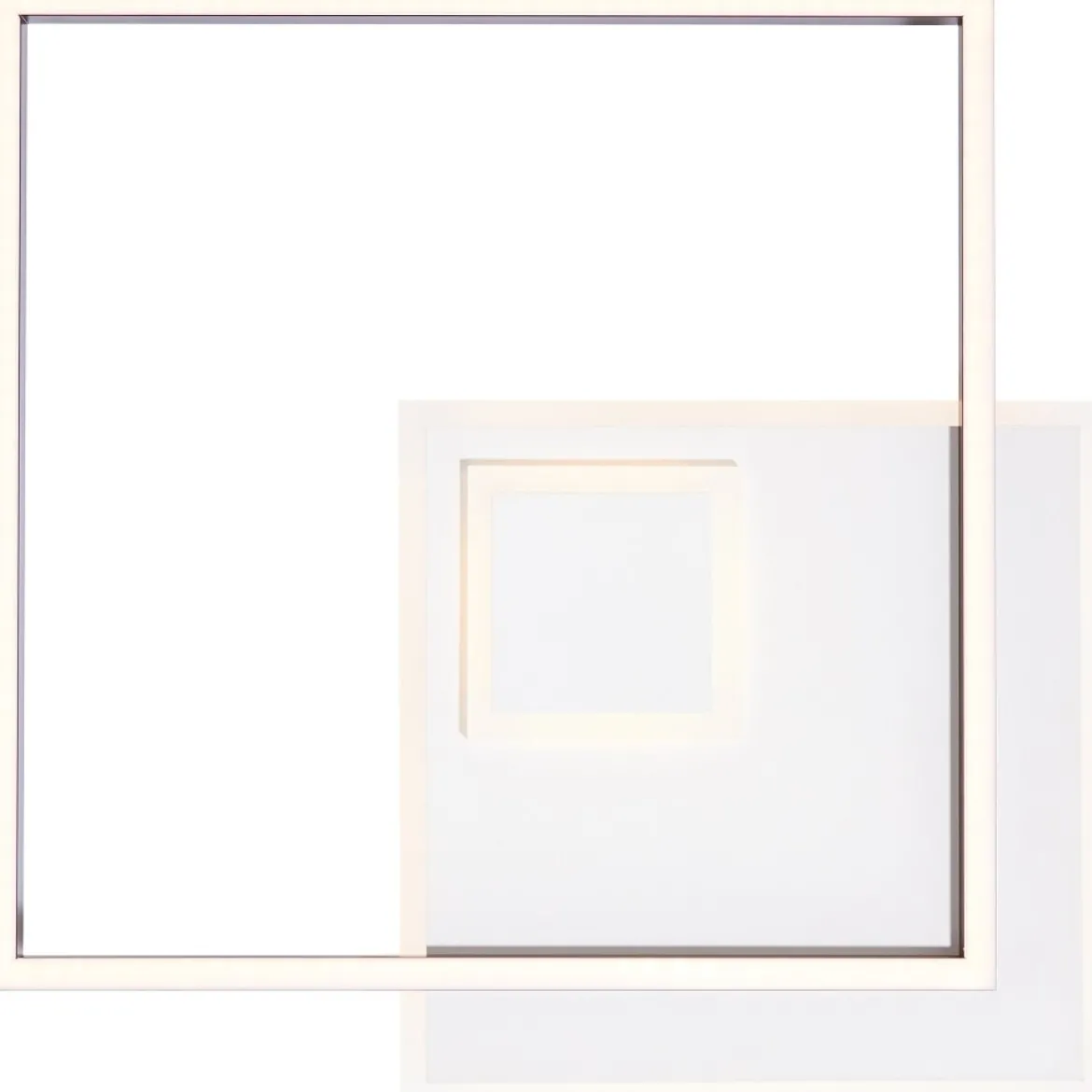 Brilliant AG Leuchten G99785-76 Iorgo Deckenleuchte 44x44cm schwarz weiß