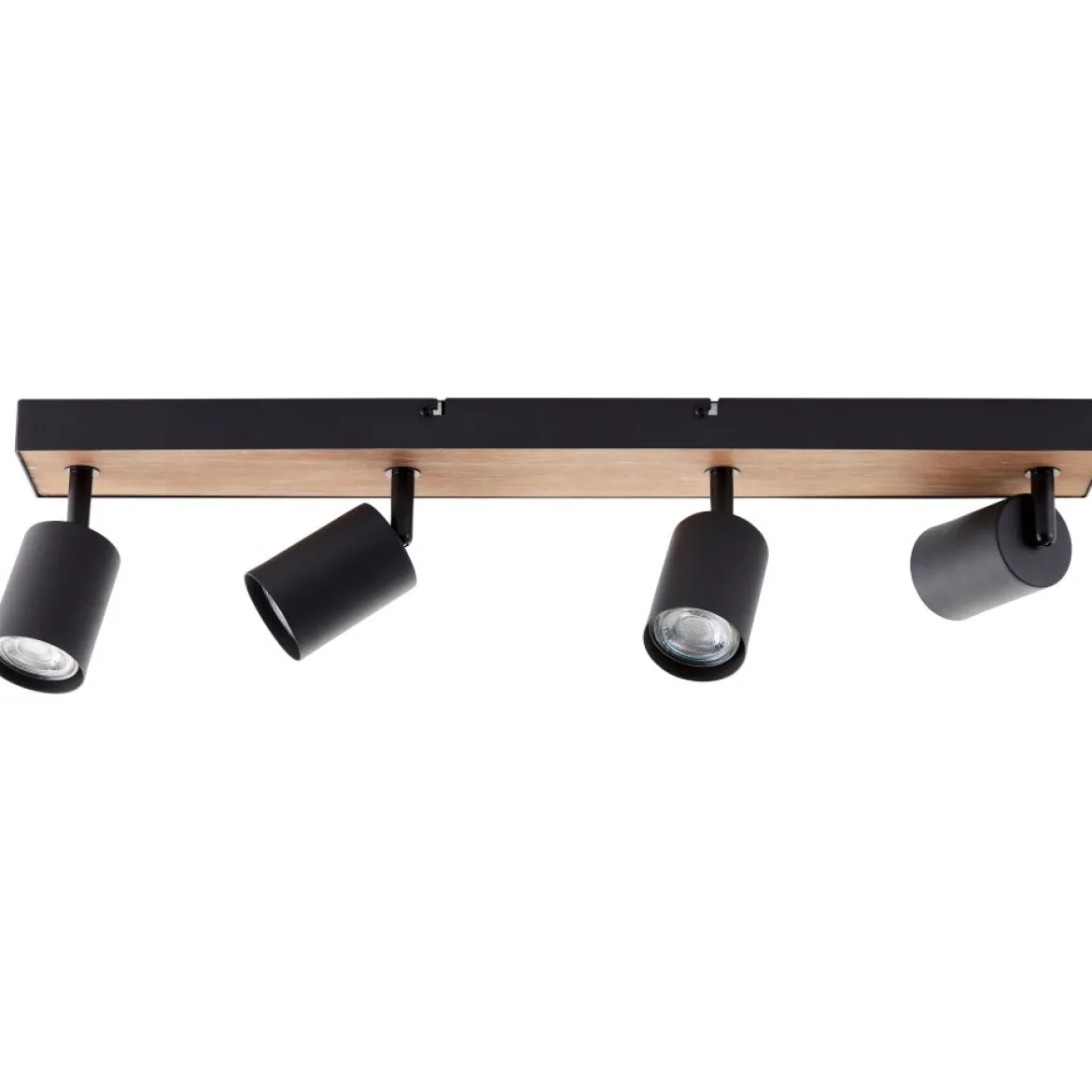Brilliant AG Leuchten G93071-76 Jello Wood LED Spotbalken 4-flammig schwarz holz