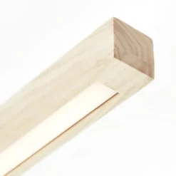 Brilliant AG Leuchten G99071-76 LED Deckenleuchte Arion Schwarz Holz 3000K