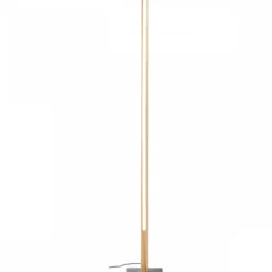 Brilliant AG Leuchten G99069-76 LED Stehleuchte Arion Schwarz Holz 3000K