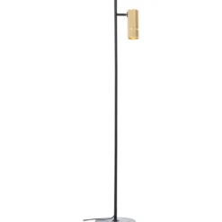 Brilliant AG Leuchten G80054-86 Marty LED Stehleuchte sand schwarz matt gold