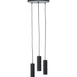 Brilliant AG Leuchten G80051-76 Marty LED Pendelleuchte 3-flammig sand schwarz