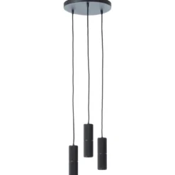 Brilliant AG Leuchten  G80051-76 Marty LED Pendelleuchte 3-flammig sand schwarz