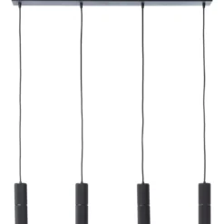 Brilliant AG Leuchten G80052-76 Marty LED Pendelleuchte 4-flammig sand schwarz