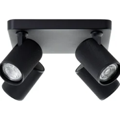 Brilliant AG Leuchten G99204-76 Marty LED Spotplatte 4-flammig sand schwarz