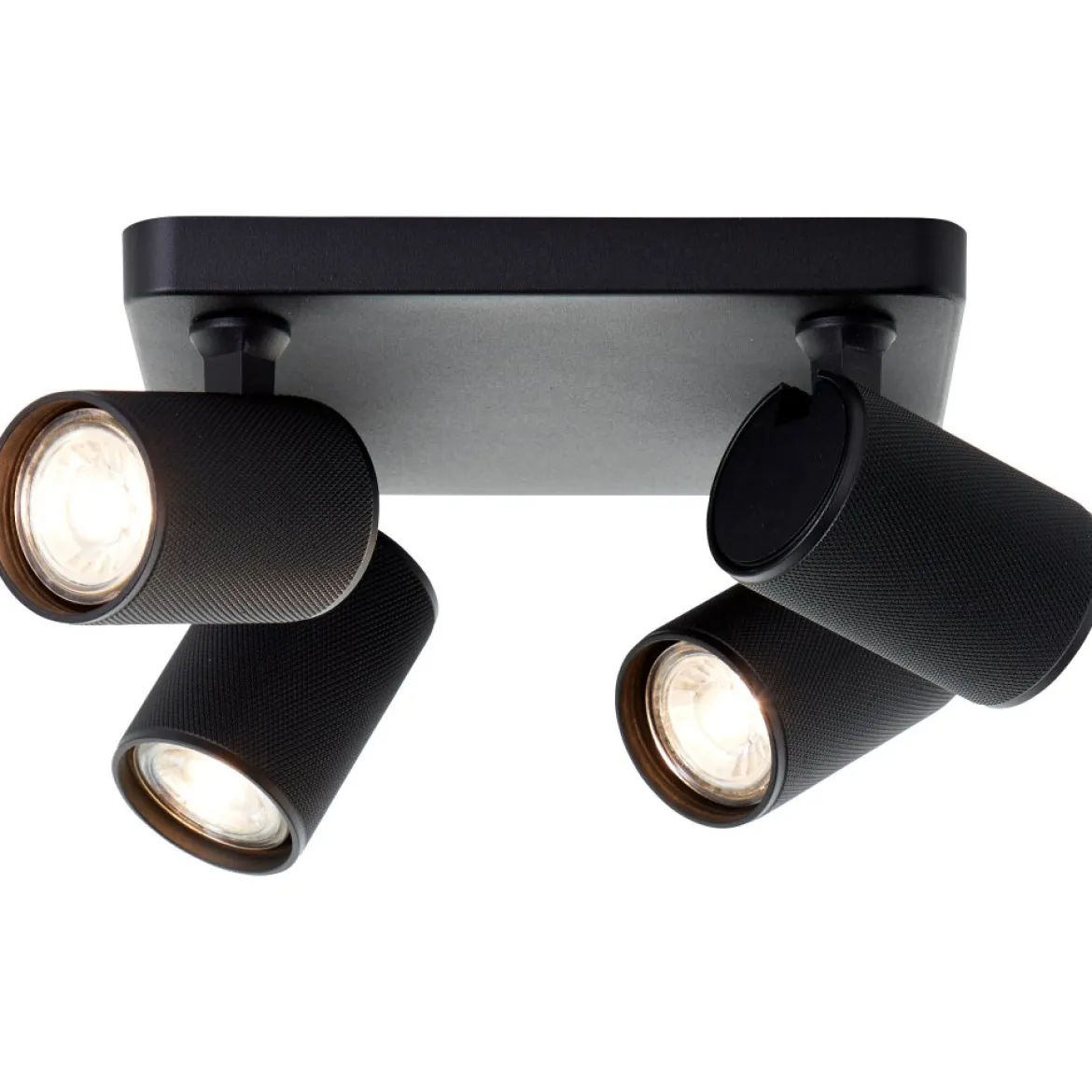 Brilliant AG Leuchten G99204-76 Marty LED Spotplatte 4-flammig sand schwarz